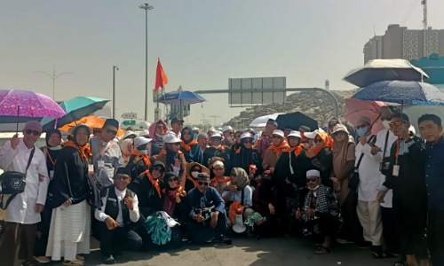 JCH Bengkalis Laksanakan Dam Nusuk dan Ziarah