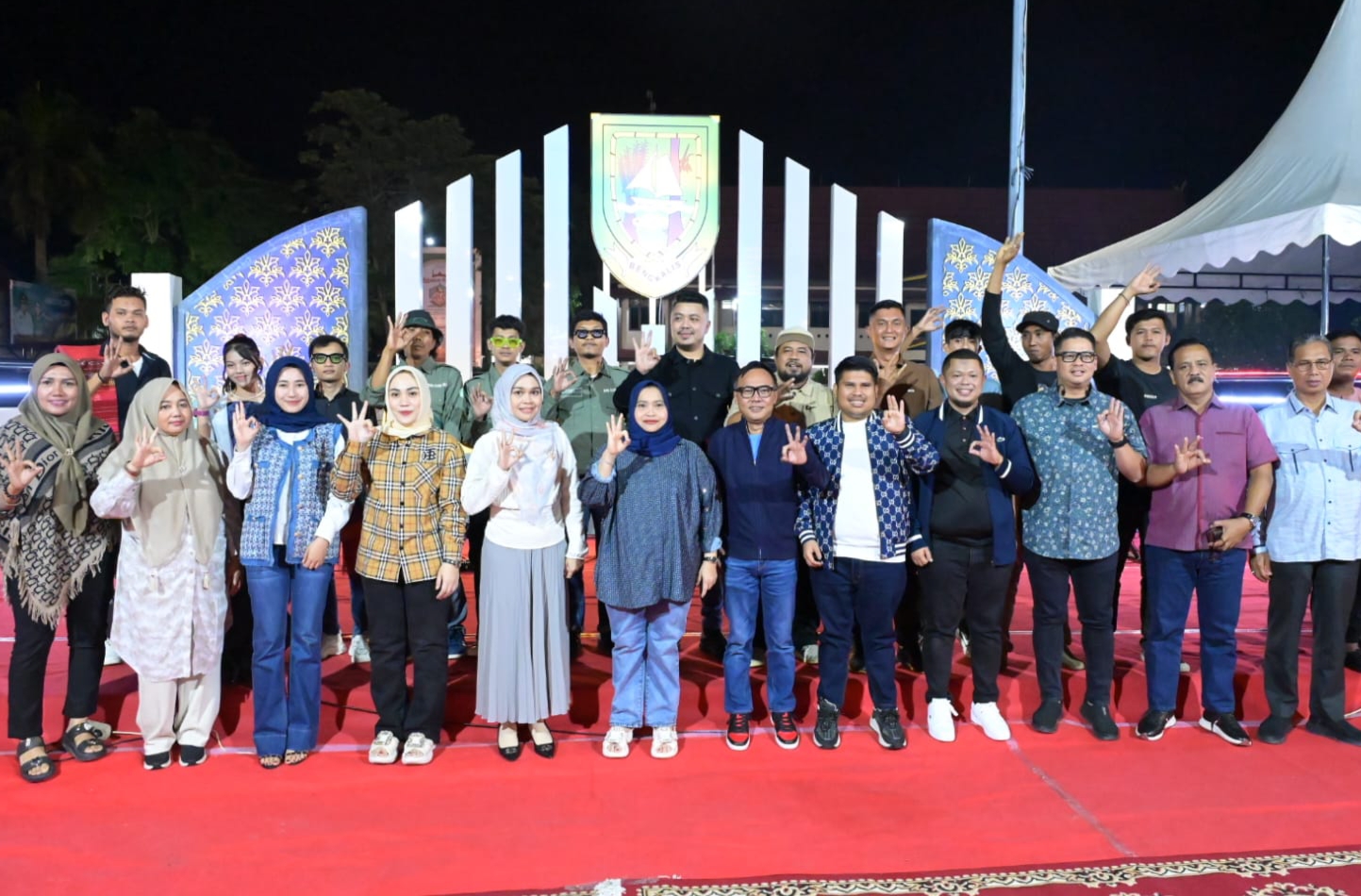 Camat Mandau Gelar Festival Musik, Bupati Kasmarni: Semoga Jadi Wadah Berkembangnya Musik Akustik di Kabupaten Bengkalis