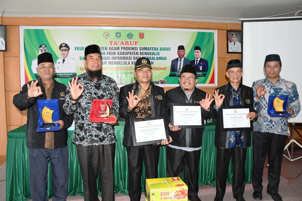 FKUB Bengkalis Terima Kunjungan Silaturahmi FKUB Kabupaten Agam, Bupati Bengkalis: Selamat Datang di Negeri Junjungan
