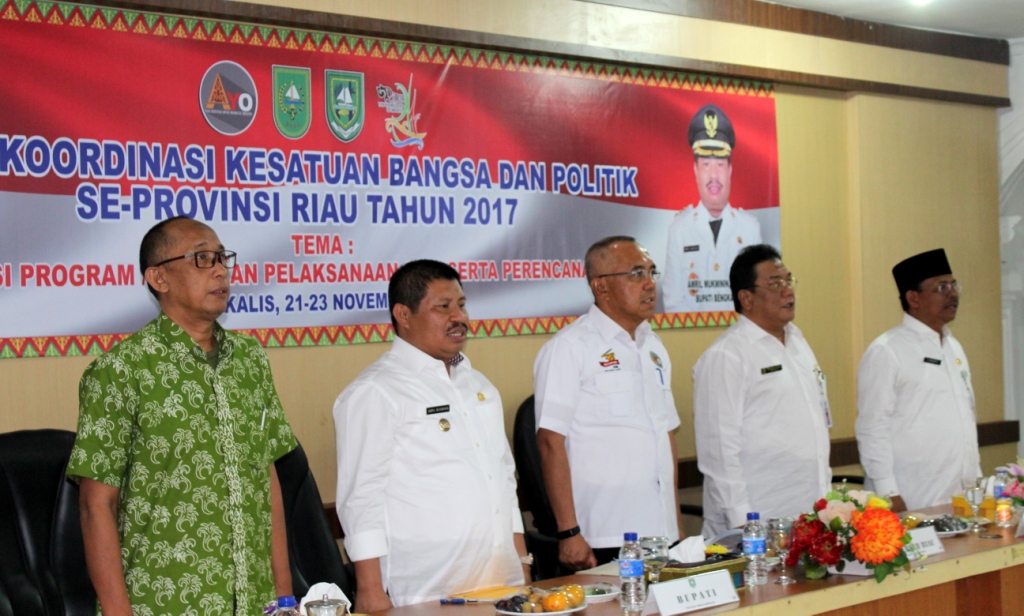 Amril : Berharap Rakor Kesbangpol Provinsi Riau Sebagai Persamaan Persepsi