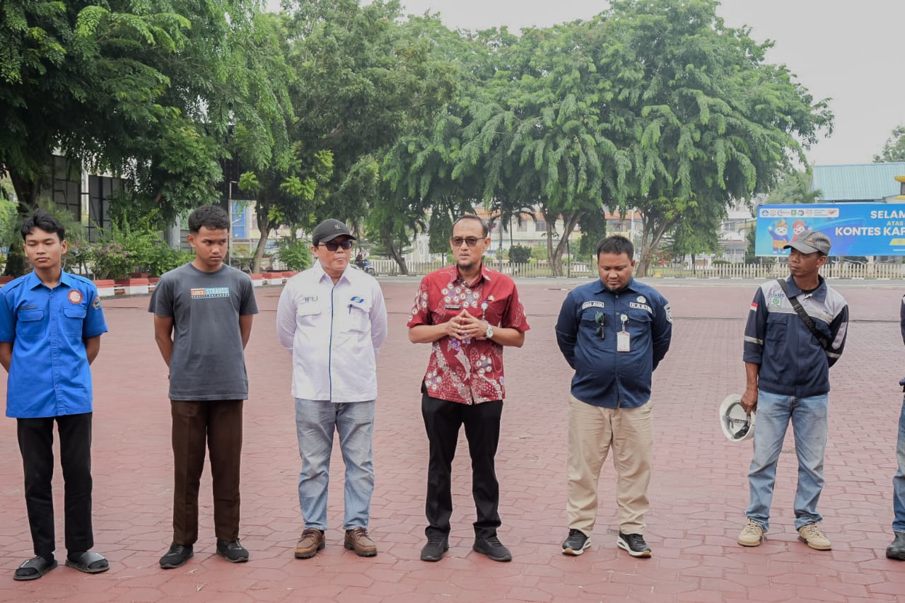 Wujudkan Kota Lebih Tertib, Diskominfotik Bengkalis Bersama APJII dan ISP Kembali Rapikan Kabel Fiber Optic