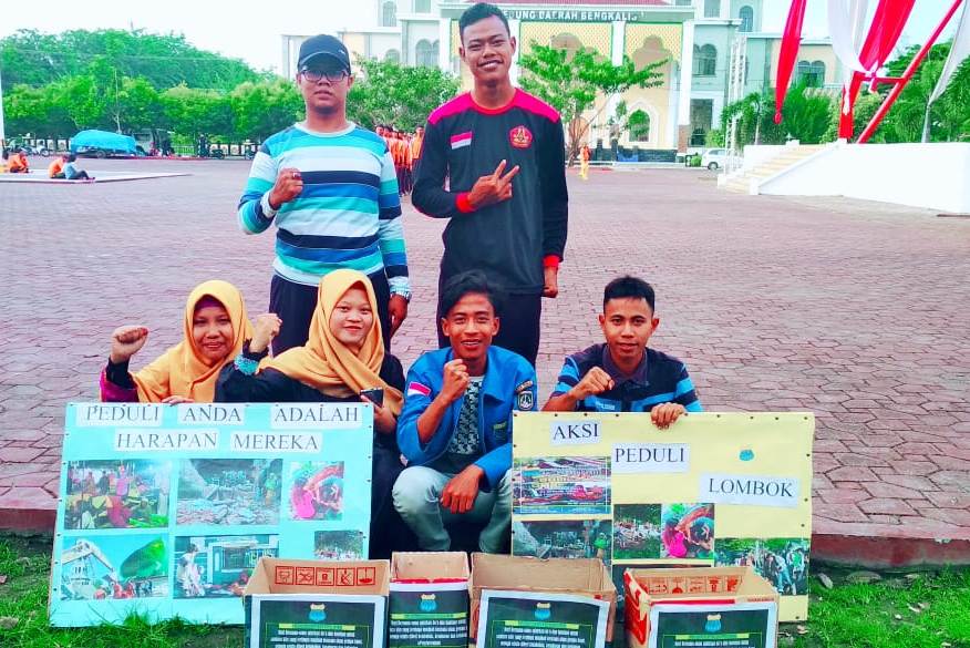 PMII Bengkalis Galang Dana Peduli Lombok