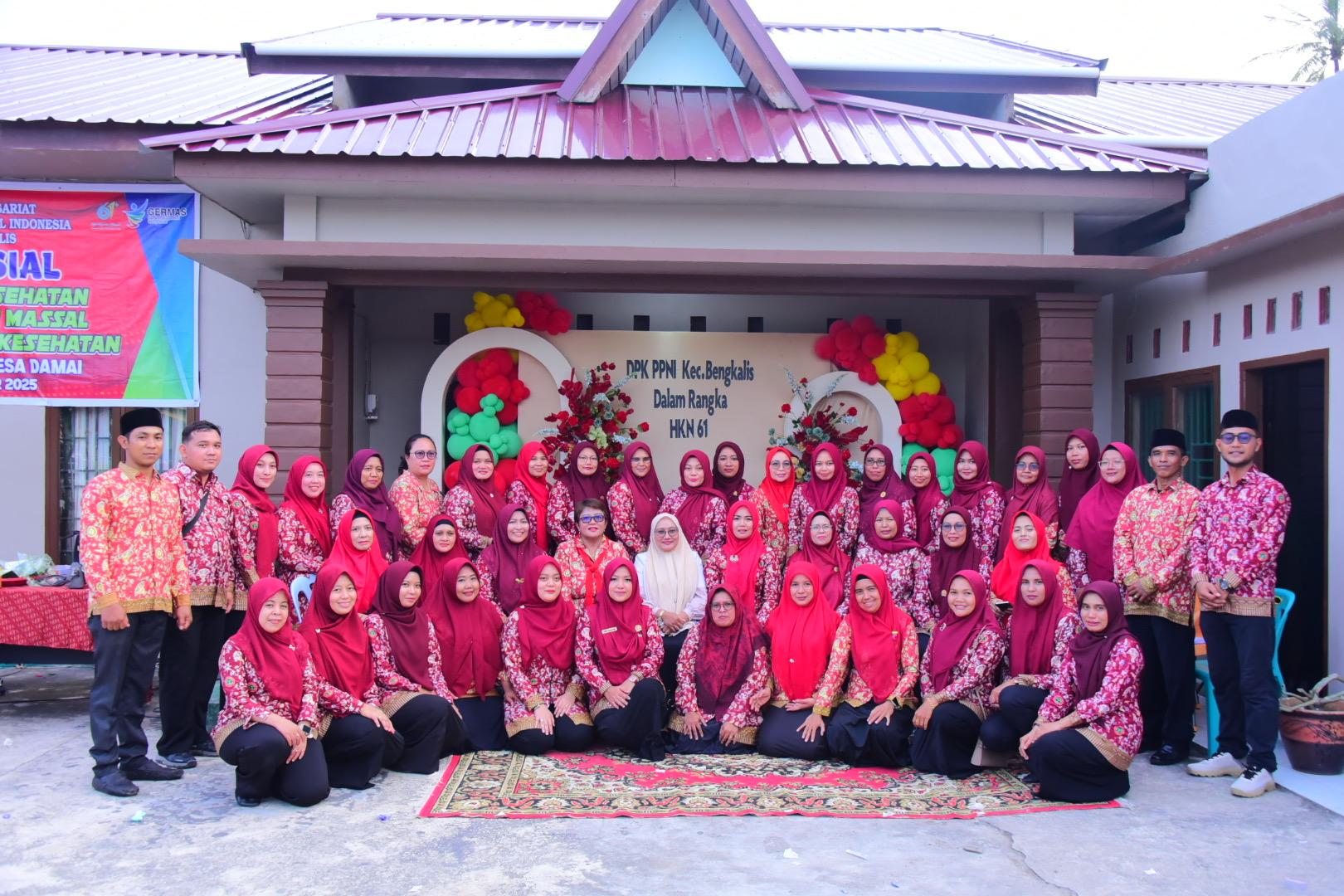 Diapresiasi Berbagai Pihak, Bakti Sosial PPNI Kecamatan Bengkalis Sukses Berikan Dampak Nyata ke Masyarakat