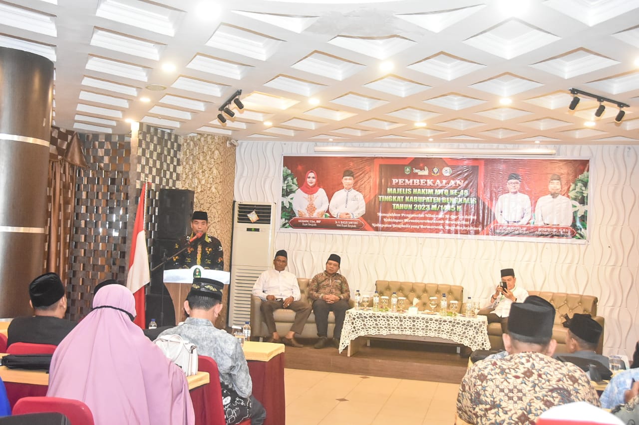 Tingkatkan Kapabilitas Jelang MTQ Kabupaten Bengkalis, 78 Majelis Hakim Ikuti Pembekalan