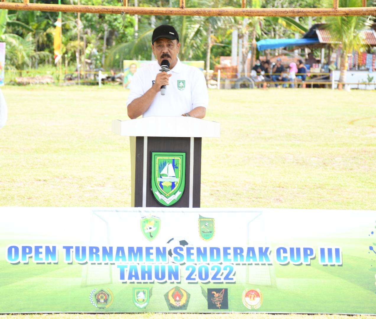 Bupati Bengkalis Buka Turnamen Senderak Cup III: Olahraga Bantu Generasi Muda Terhindar dari Narkoba