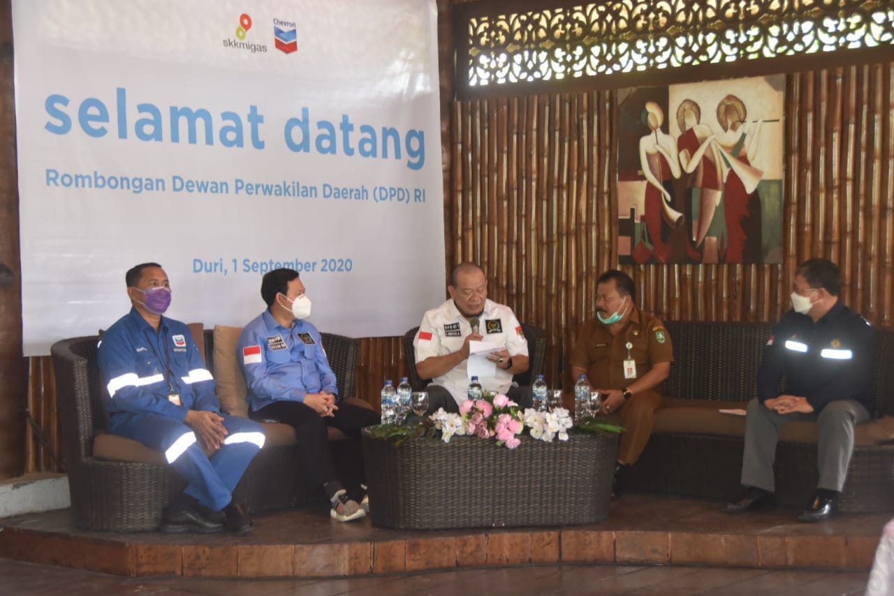 2021 Blok Rokan Dikelola Pertamina, Ketua DPD RI: Semoga Lebih Bermanfaat dan Menguntungkan Masyarakat Riau