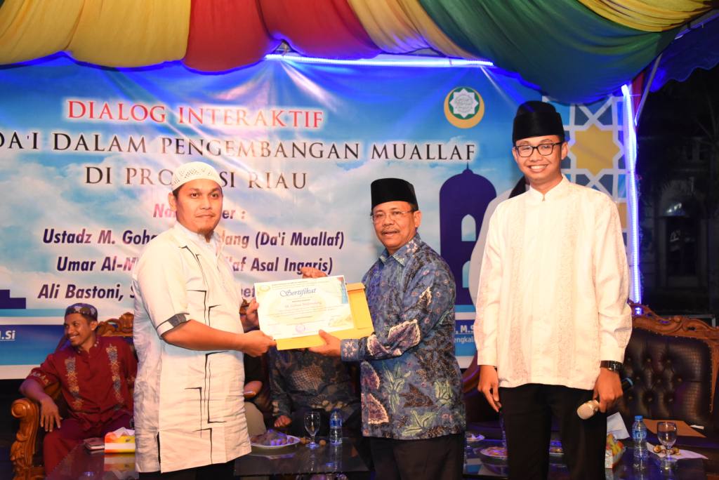 Gohan Matondang Siap Kontribusi Untuk Membangun Cabang Yayasan Muallaf 