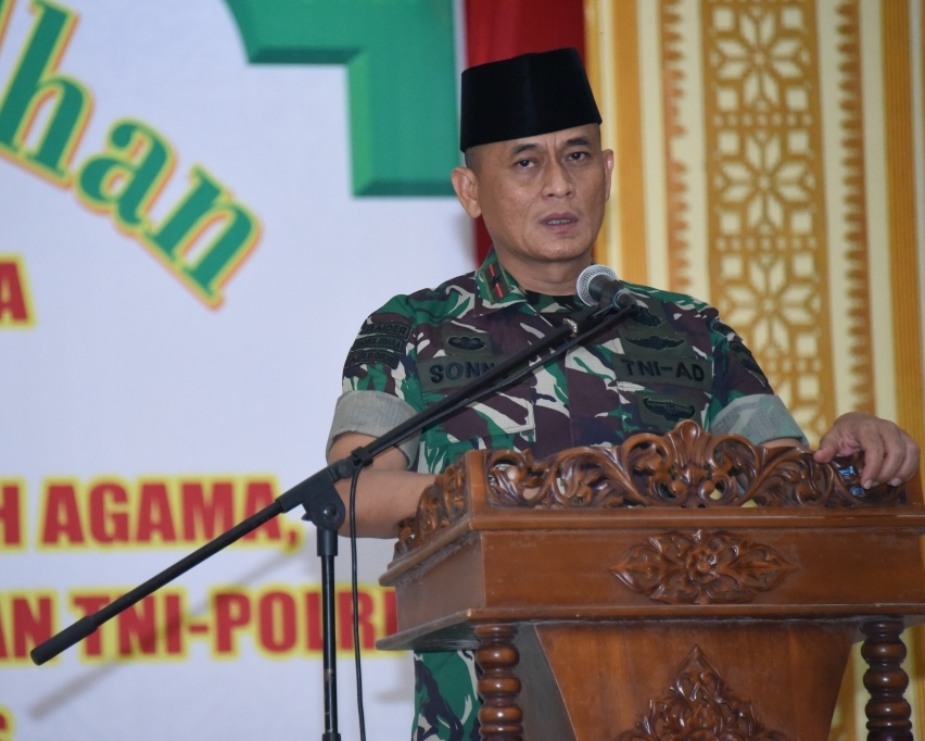 Danrem Brigjen Sonny Aprianto: Seluruh Anggota TNI dan Polri Harus Kompak