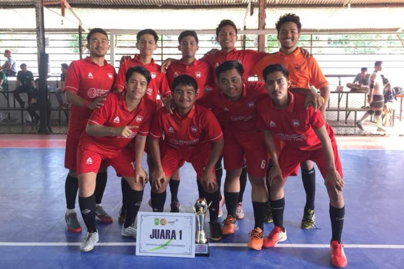 Putra-Putri Pelajar Bengkalis di Yokyakarta Raih Juara I Futsal Piala Gubernur Riau 2019