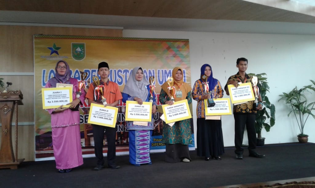 Perpusdes Jangkang Juara Pertama Provinsi Riau