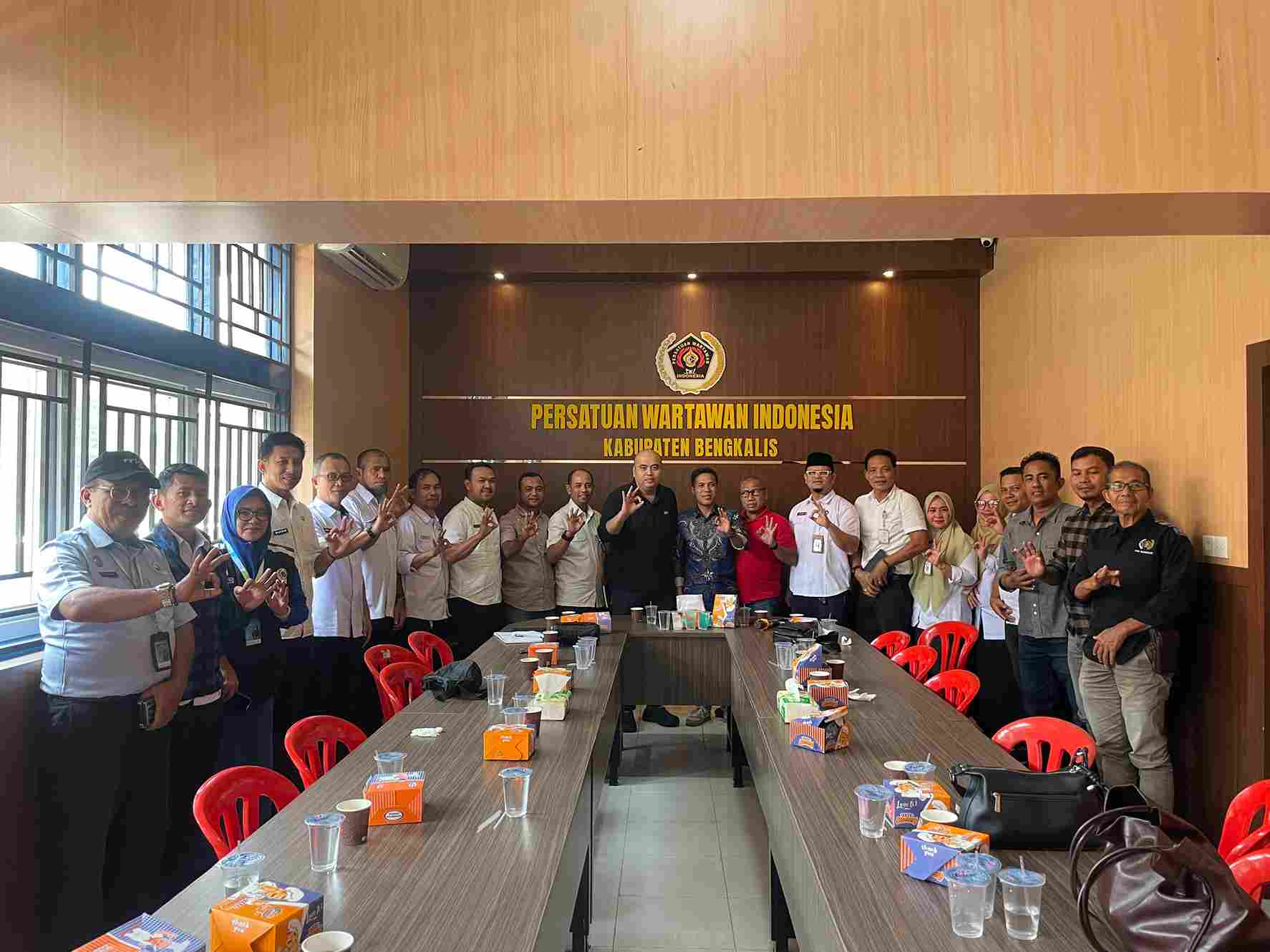 Jelang LKTJ 2026, PWI Bengkalis Perkuat Kolaborasi dengan Belasan Perangkat Daerah