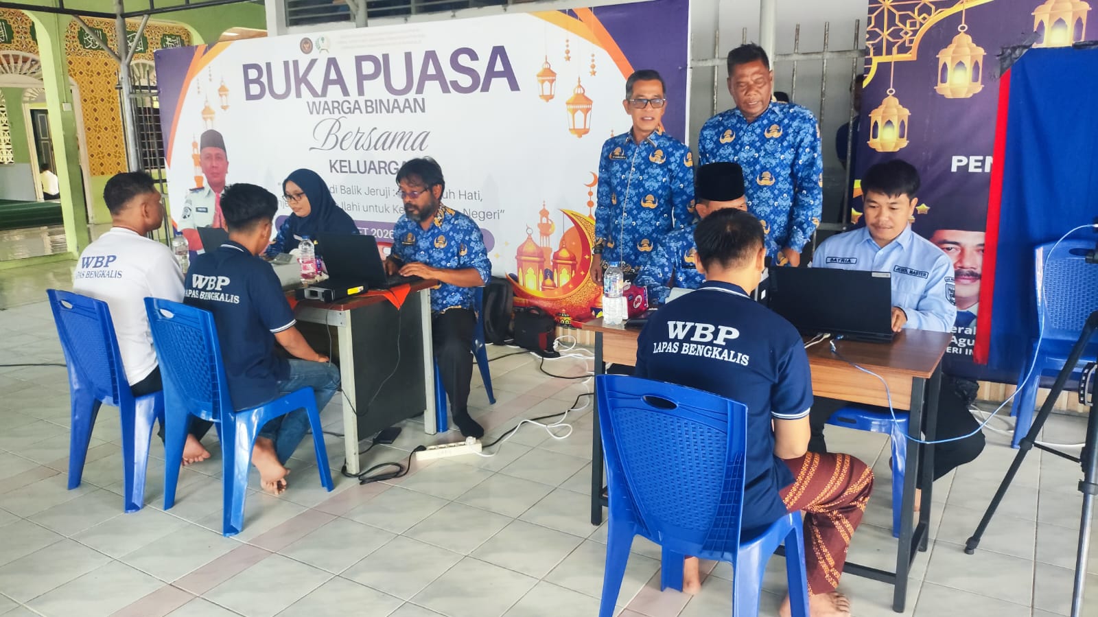 Disdukcapil Bengkalis Gelar Perekaman Data Kependudukan dan Pemasangan Nik Warga Binaan Di Lapas Kelas II A Bengkalis