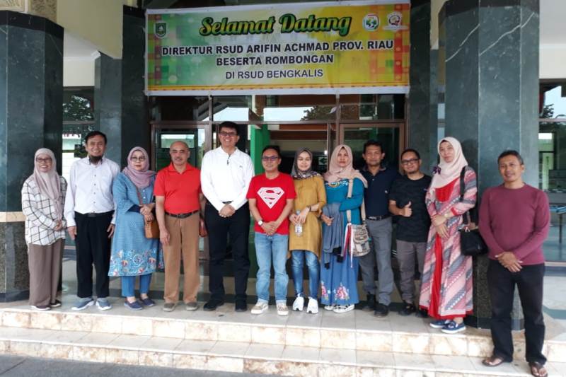 Manajemen RSUD Arifin Ahmad Pekanbaru Lakukan Visitasi ke RSUD Bengkalis Selama 2 Hari