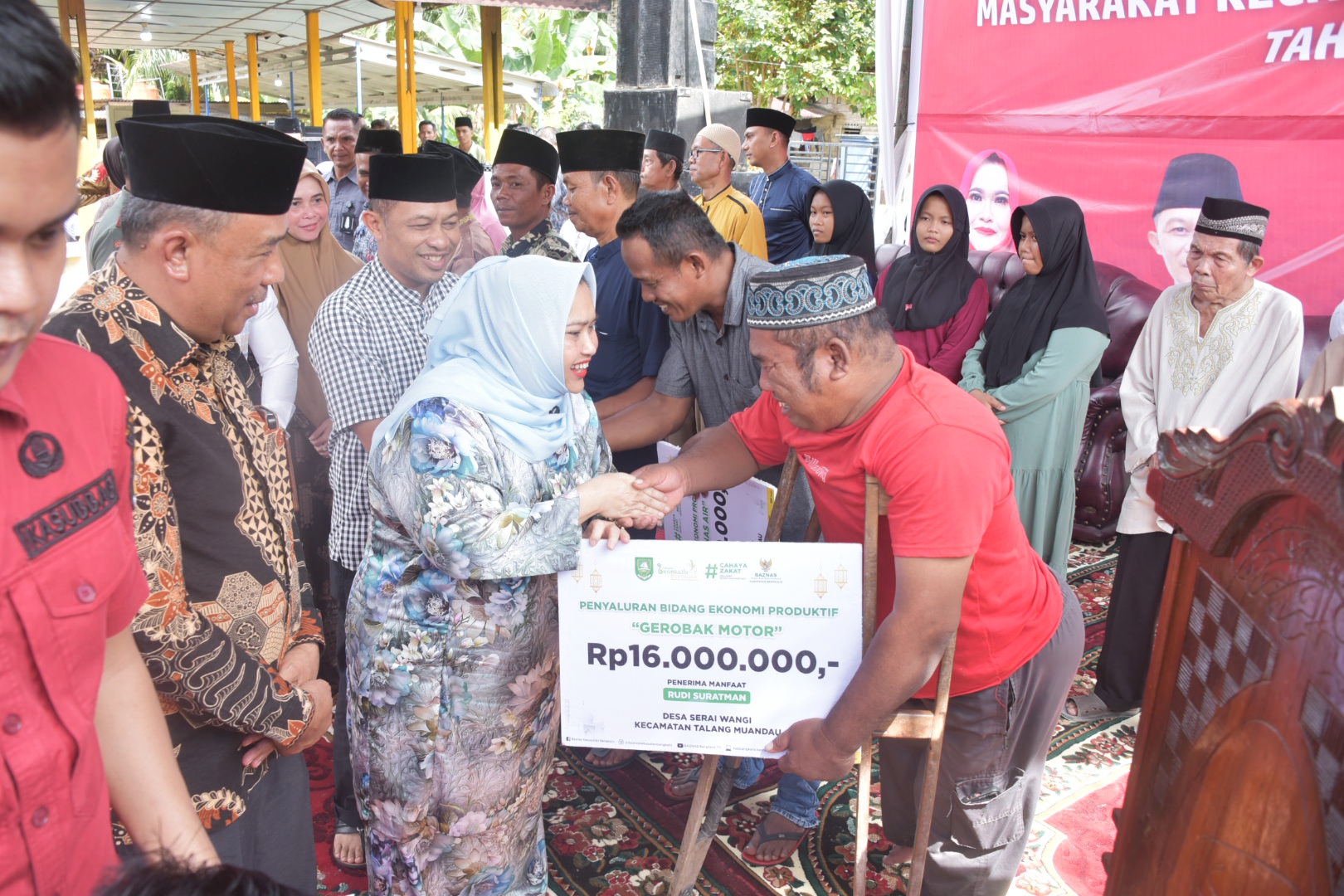 Safari Ramadhan di Masjid Al-Amin Serai Wangi, Kasmarni Sebutkan Sejumlah Kegiatan Pembagunan di Talang Muandau Tahun 2025