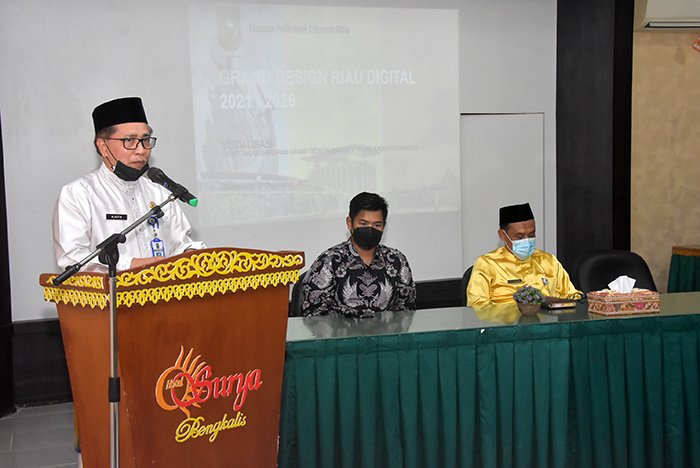 Diskominfotik Riau Lakukan FGD Grand Design Riau Digital di Bengkalis
