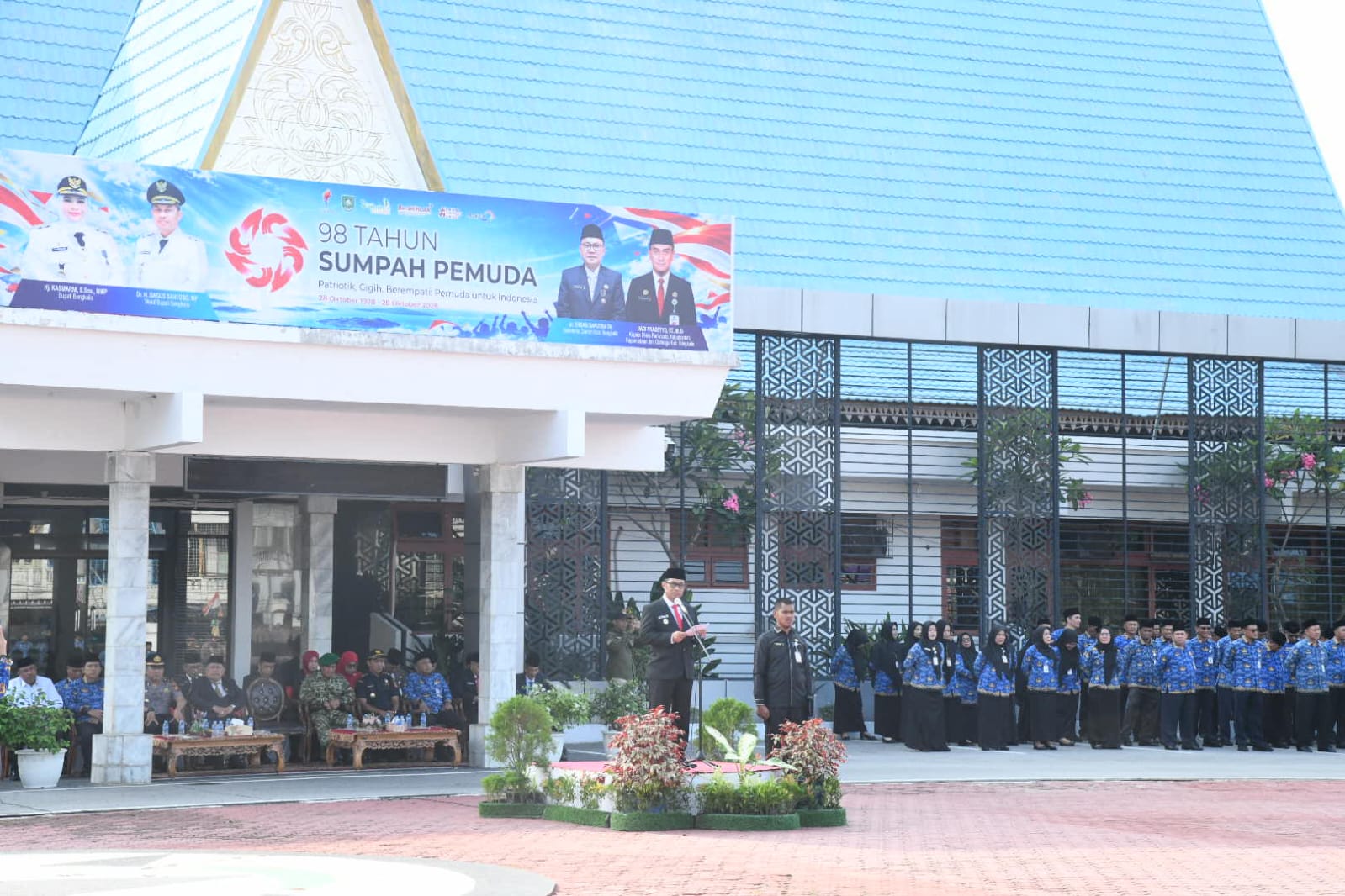 Peringati Hari Sumpah Pemuda ke-98 di Tengah Tantangan Fiskal, Wabup Ingatkan Peran Pemuda untuk Daerah 