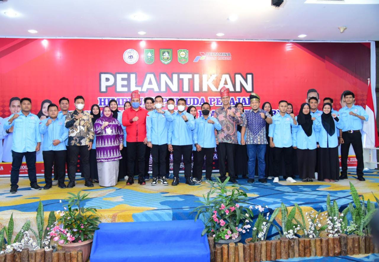 Bupati Kasmarni Hadiri Pelantikan Pengurus Pemuda, Pelajar dan Mahasiswa Sakai Riau