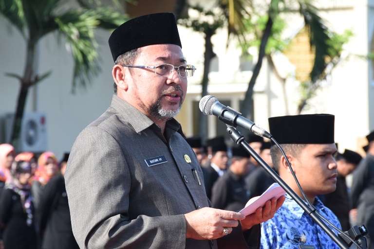 Pagi Ini Sekda Bengkalis H Bustami Hadiri Penandatanganan PKS di BSeR BSSN Depok