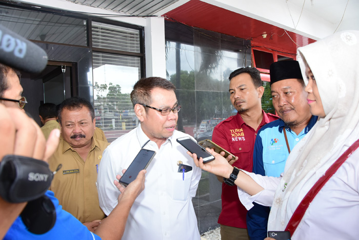 Plt Bupati H Muhammad Imbau Pegawai Pemkab Bengkalis Sukseskan SP 2020 Online