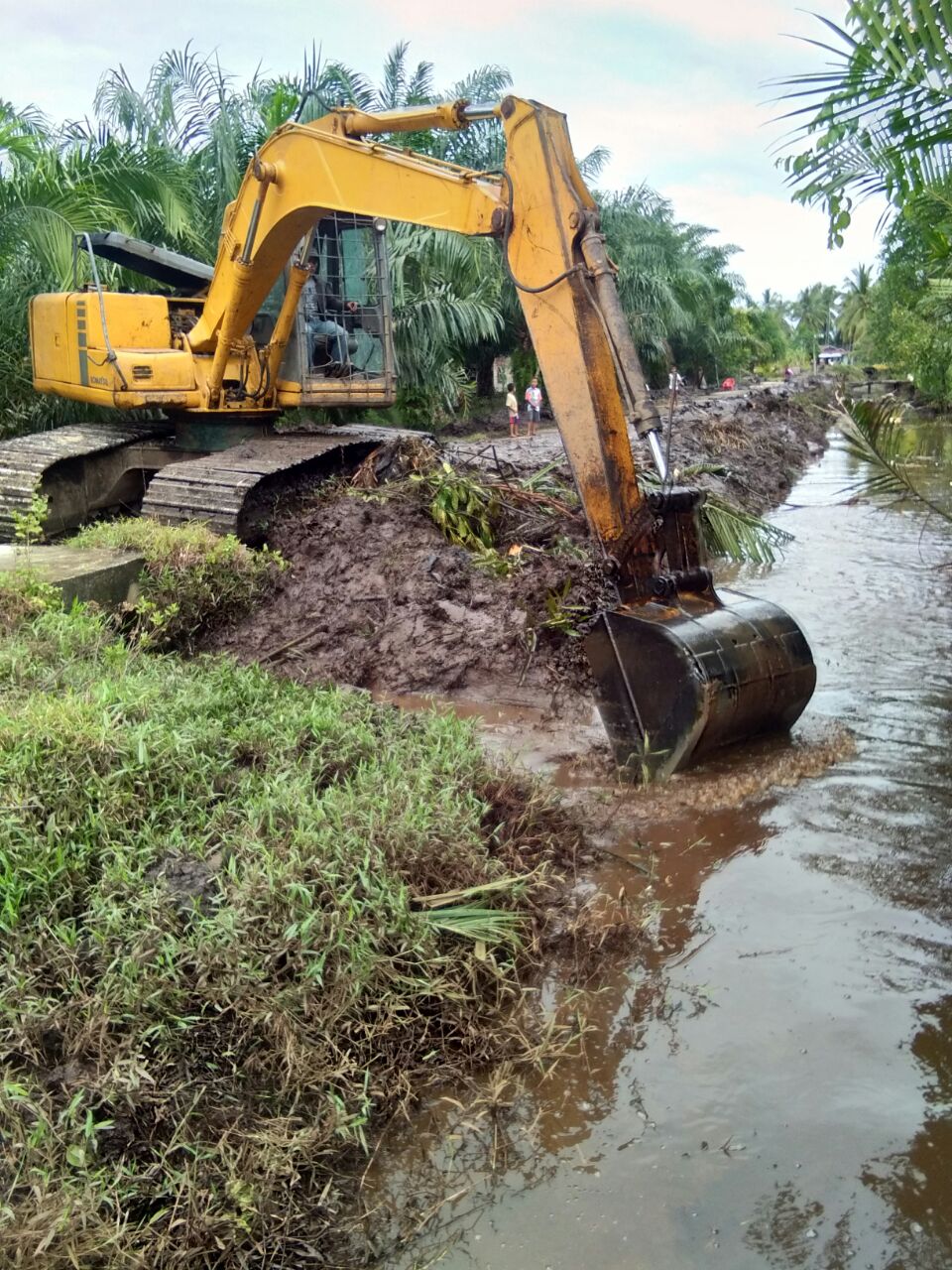 BPBD dan PUPR Mitigasi Bencana di Kecamatan Bantan