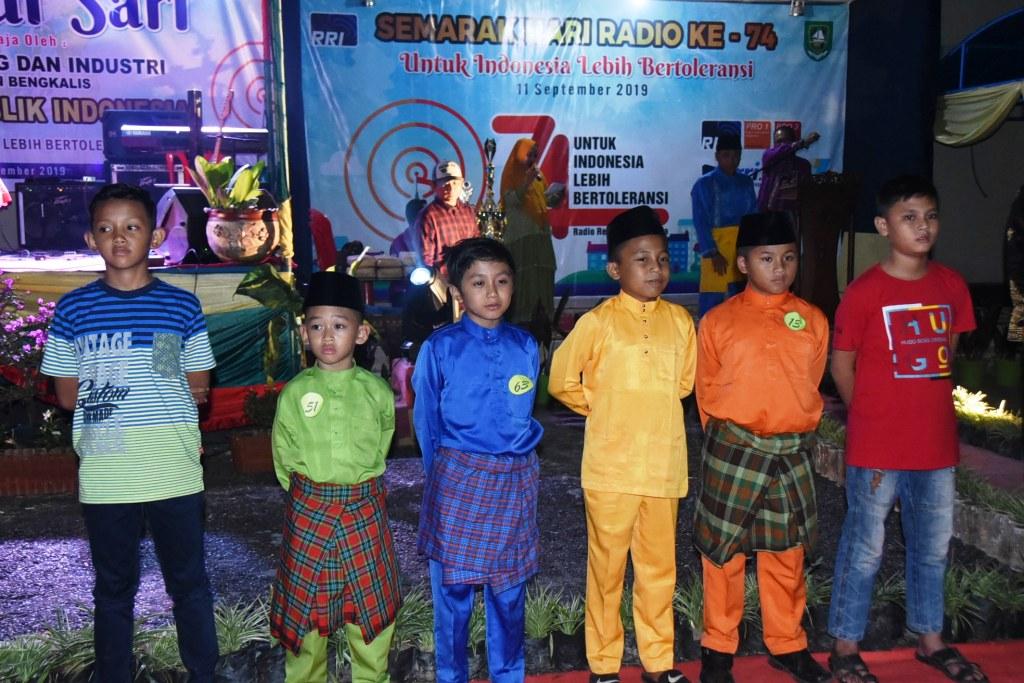 RRI Bengkalis Umumkan Pemenang Lomba Peragaan Busana Melayu Harian