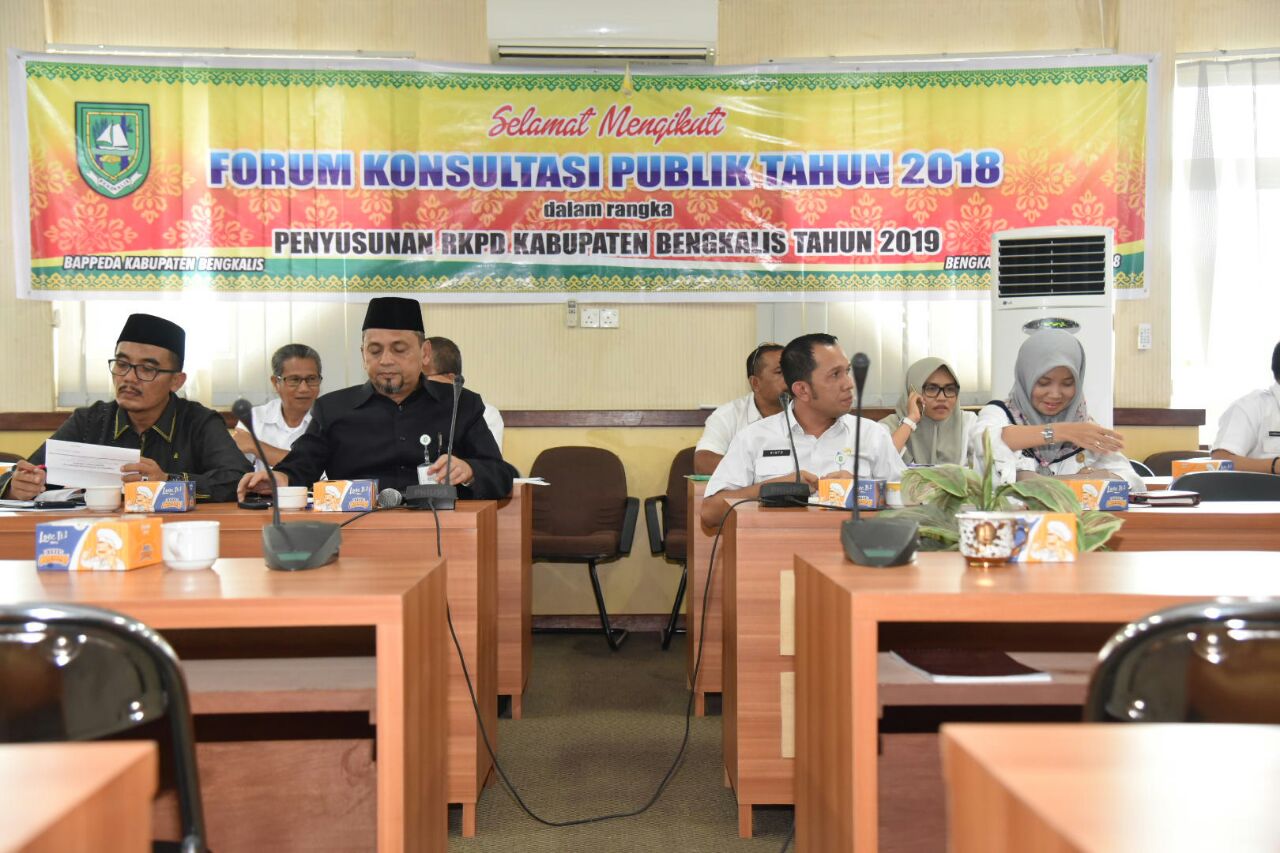 Bappeda Gelar Forum Konsultasi Publik RKPD 2019