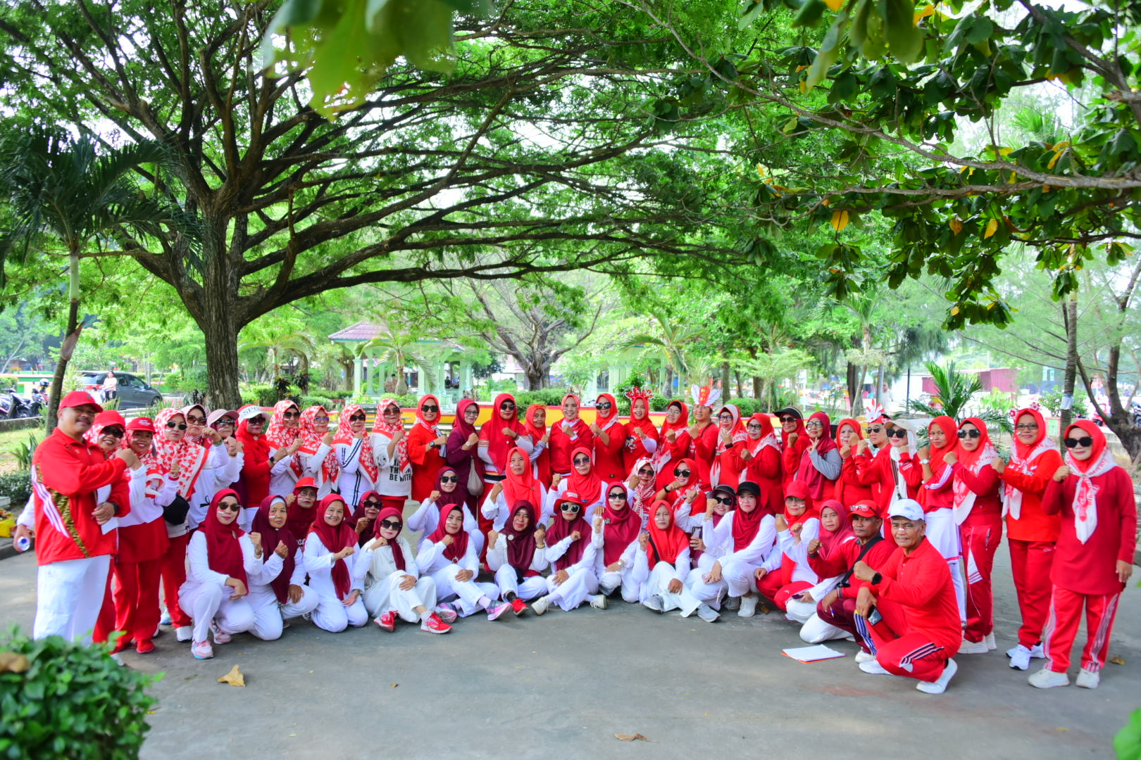 Empat Tahun Jaga Kekompakan, Grup Senam Prolanis Lapangan Tugu Kembali Semarakkan HUT RI