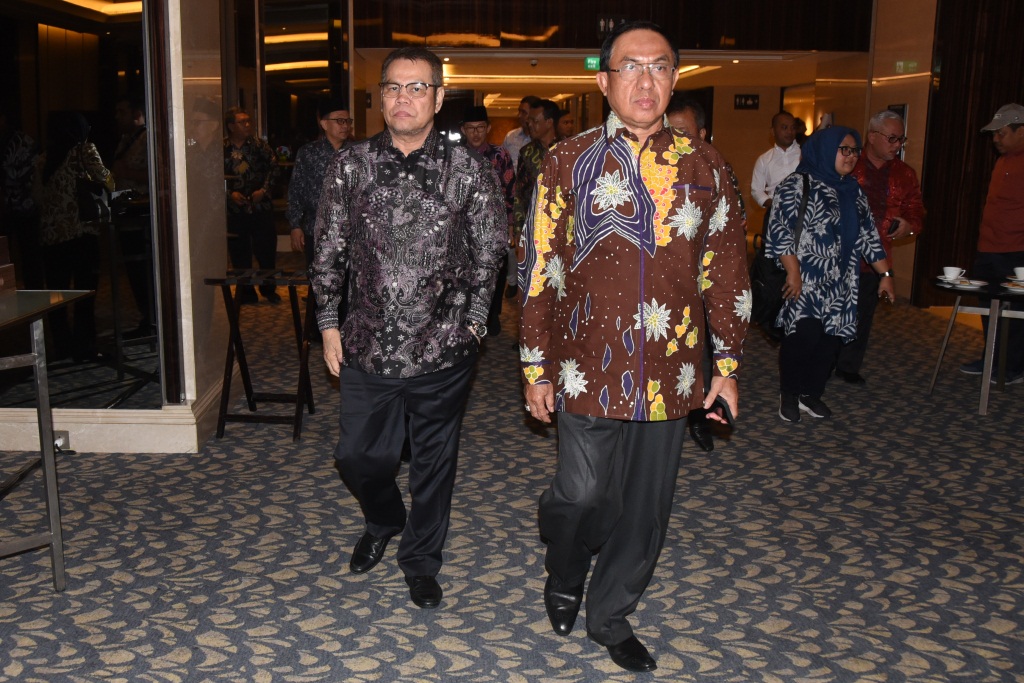Bersama Ketua DPRD H Khairul Umam, Plt Bupati H Muhammad Ikuti Rakor RDTR Rupat di Jakarta