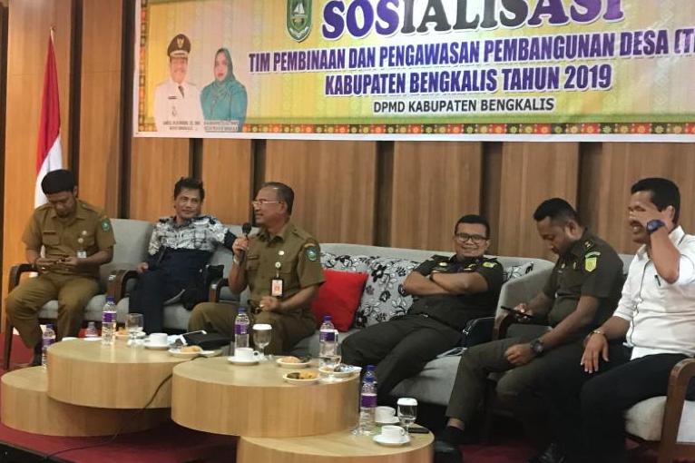 DPMD Bengkalis Adakan Sosialisasi TP3D untuk Kecamatan Rupat dan Rupat Utara