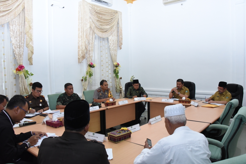 Bupati Amril Gelar Rapat Kesiapsiagaan