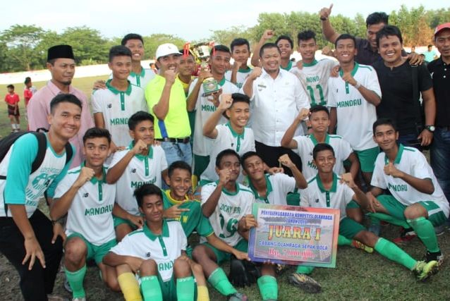  Kalahkan Bantan 1:2, Mandau Juara I Sepakbola Pelajar Kabupaten Bengkalis 2019