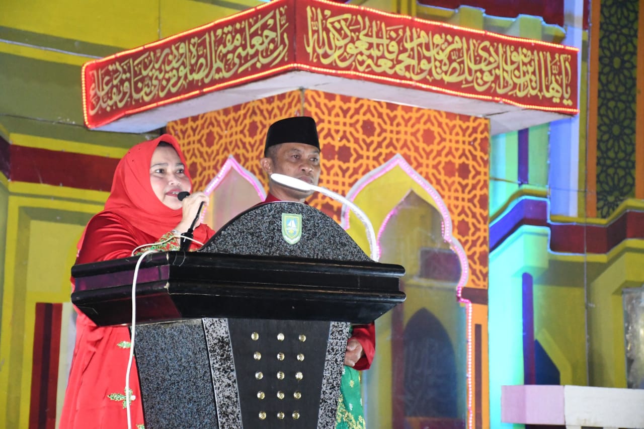 Bupati Buka MTQ ke-55 Kecamatan Bengkalis, Kasmarni ajak Warga Muslim Tingkatkan Interaksi dengan Al Quran