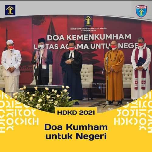 Peringati HDKD, Rupbasan Bengkalis Ikuti Doa Kemenkumham untuk Negeri