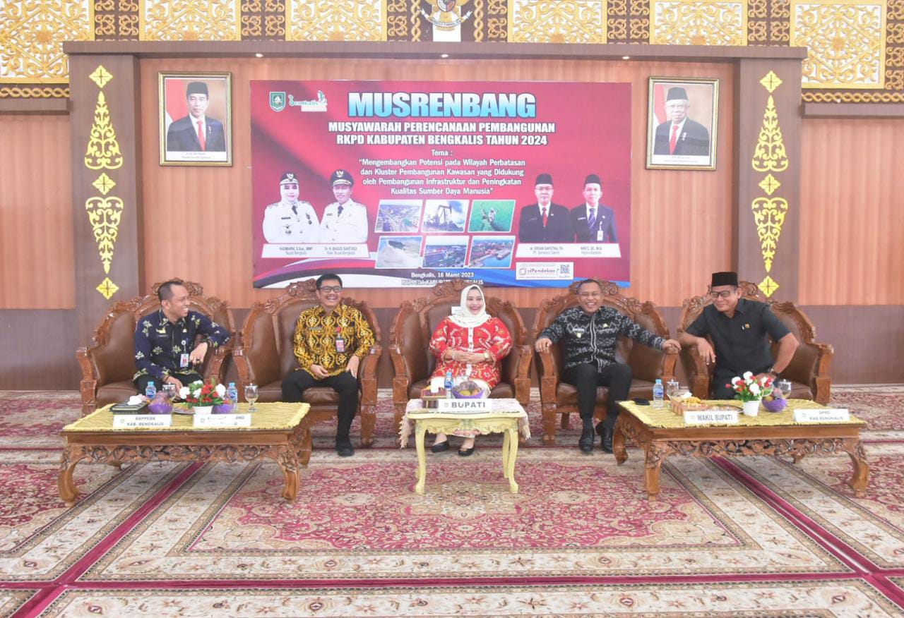 Bupati Kasmarni Buka Musrenbang RKPD Kabupaten Bengkalis Tahun 2023