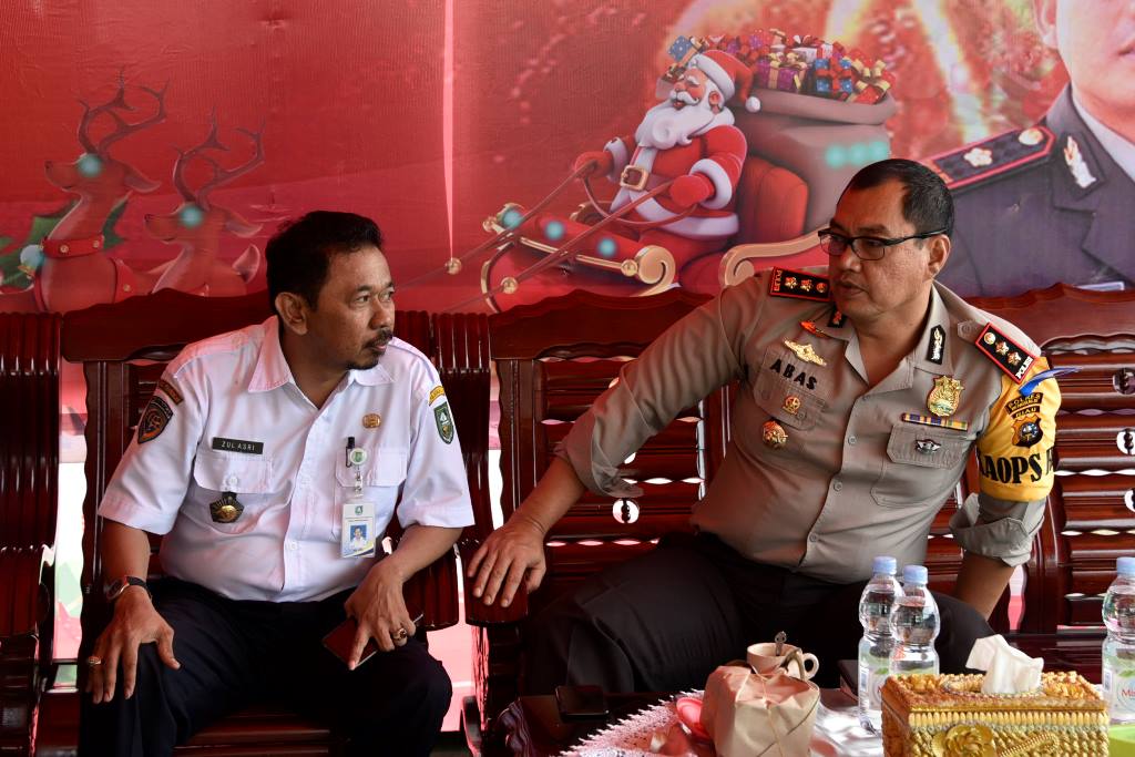 Dibantu Brimob Polda Riau, Polres Bengkalis Siap Amankan Perayaan Natal BKSGD di Duri