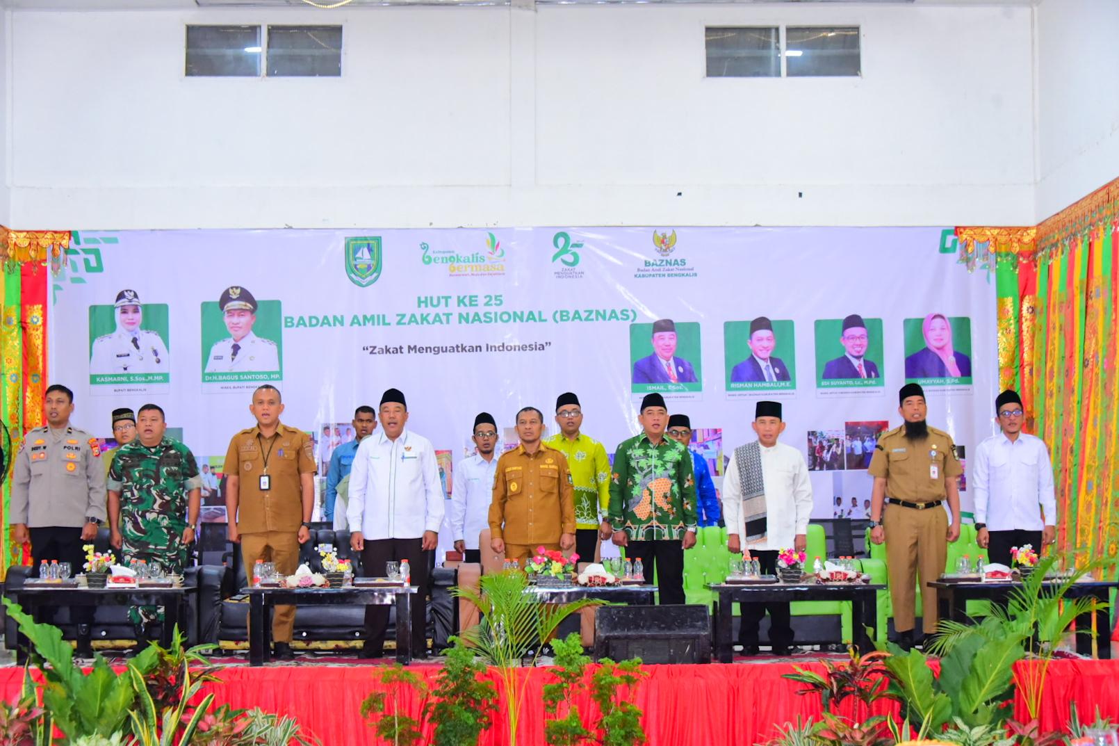HUT Ke-25 Baznas, Pemkab Bengkalis Dorong Kolaborasi Pemerintah, Baznas dan Dunia Usaha dalam Pengelolaan Zakat
