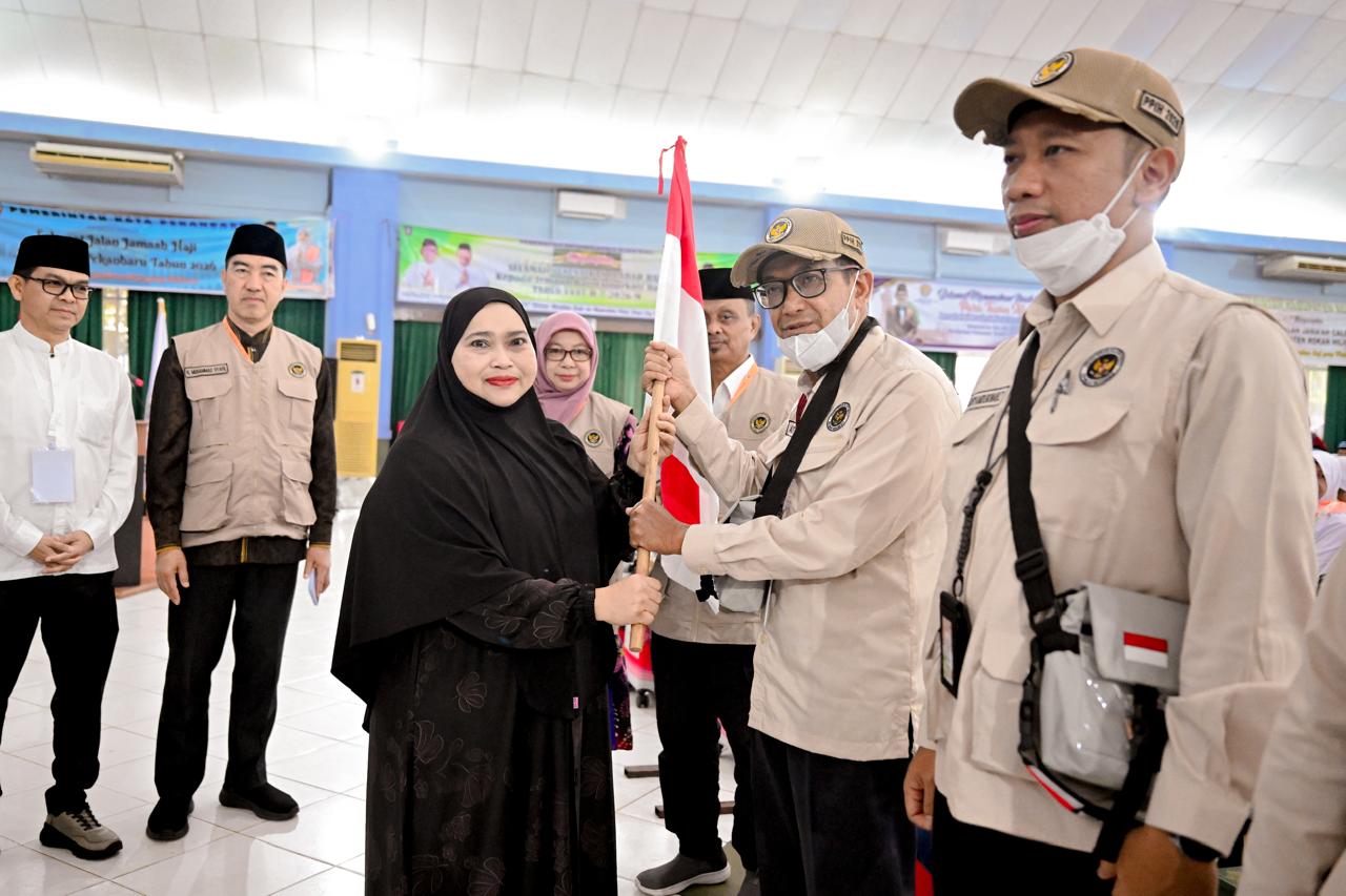 Penuh Haru, Bupati Kasmarni Lepas Keberangkatan 396 Jemaah Haji Bengkalis ke Tanah Suci