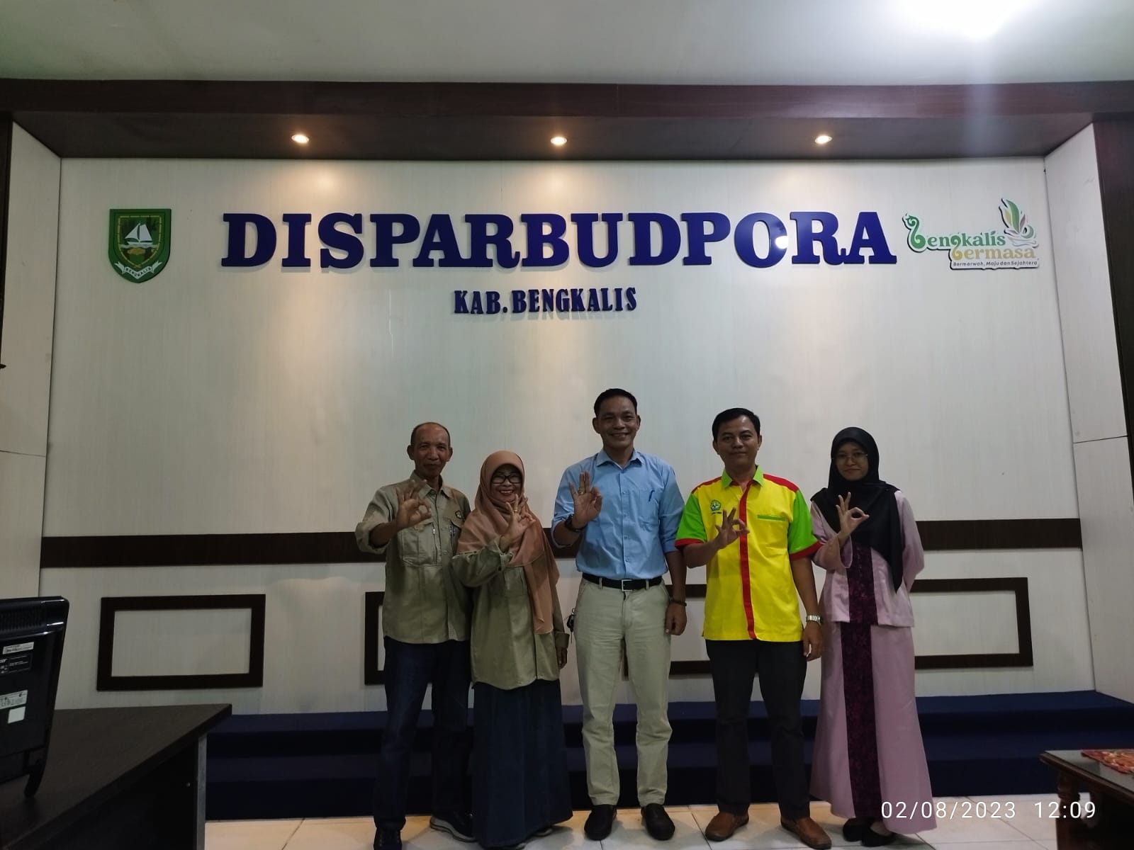 Kadis Perbudpora Terima Kunjungan Dosen Universitas Riau