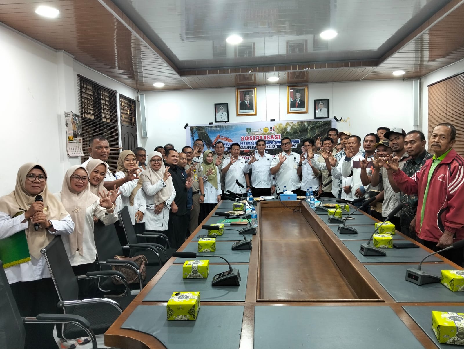 Dinas Perkebunan Bengkalis Gelar Sosialisasi Peremajaan Sawit Rakyat, Targetkan 300 Hektare Tahun 2026
