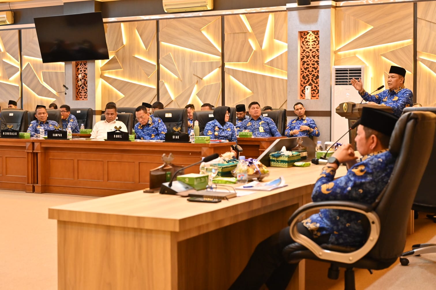 Wabup Bengkalis Hadiri Rakor Akhir Gugus Tugas Reforma Agraria Provinsi Riau Tahun 2025
