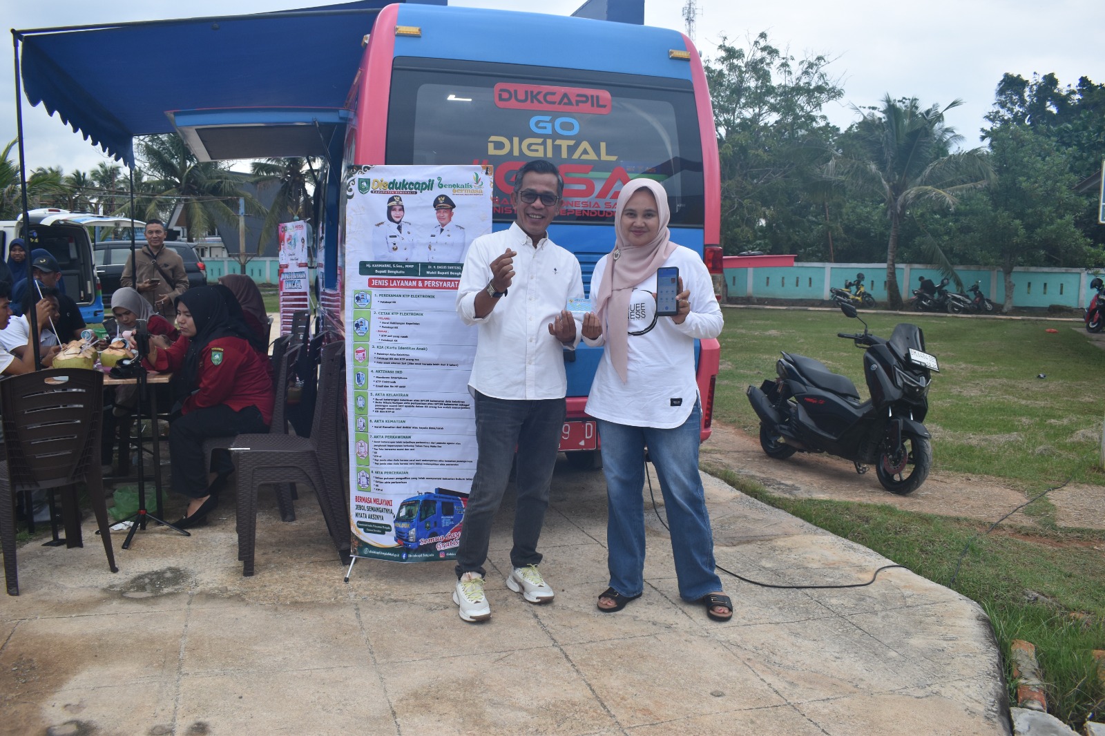 Disdukcapil Bengkalis Jemput Bola Layanan Adminduk pada Peringatan Hari Anak Nasional 2026