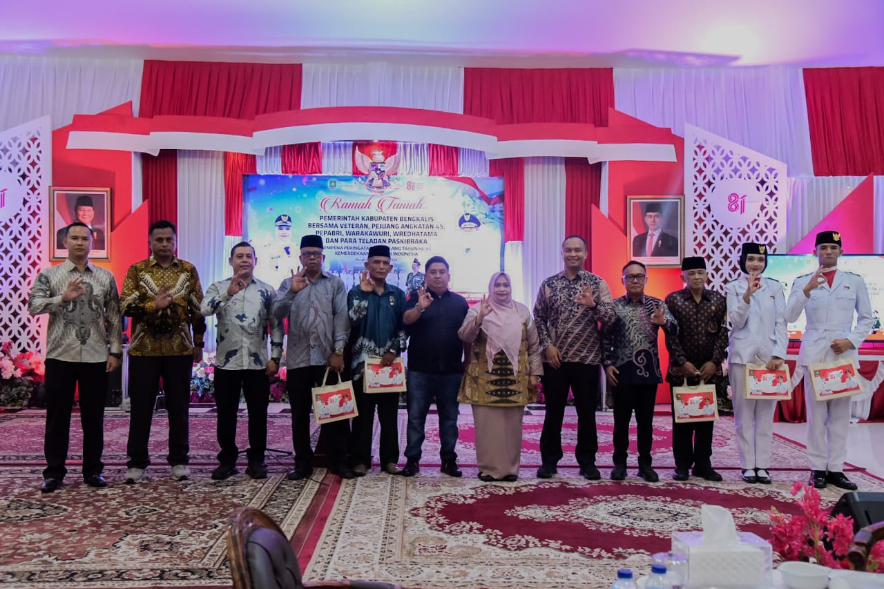 Bupati Bengkalis Rangkul Para Pejuang, Veteran hingga Paskibraka: Merawat Semangat Perjuangan untuk Generasi Penerus