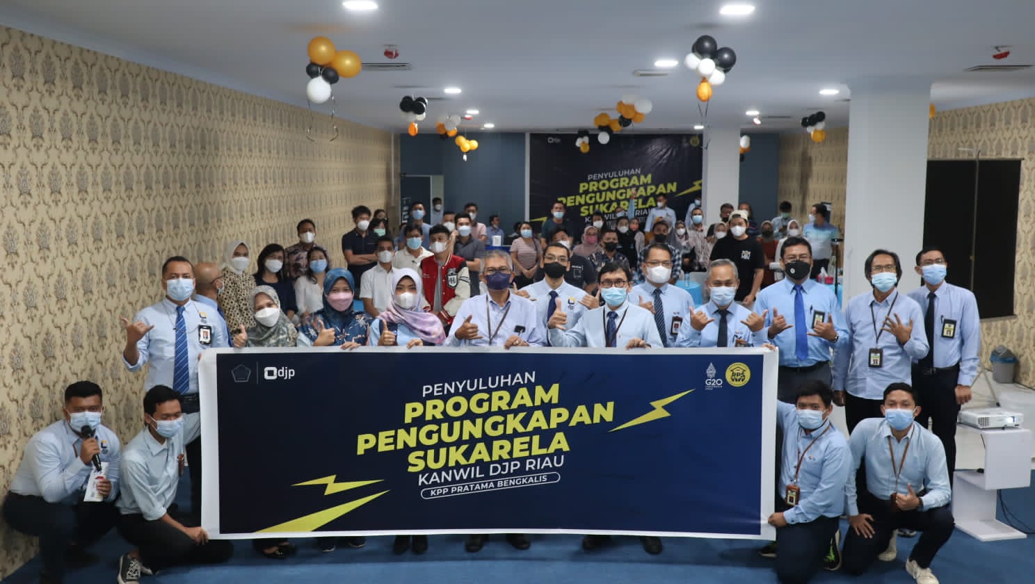 Bersama Kanwil DJP Riau, KPP Pratama Bengkalis Tutup Rangkaian Roadshow Penyuluhan Gabungan