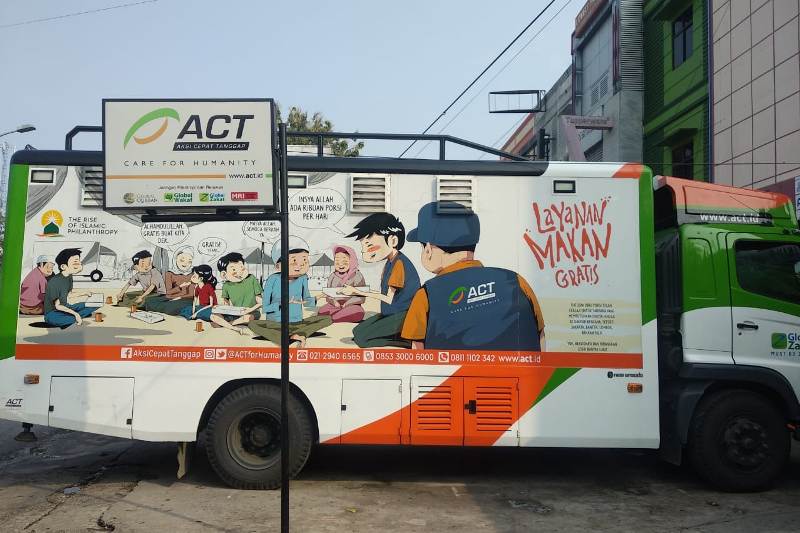 Sukseskan Tabligh Akbar UAS, Food Truck ACT Siapkan 500 Porsi Makanan Gratis