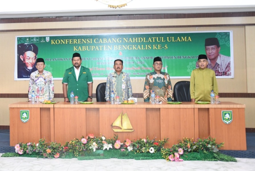 Tengku Zainuddin Buka Konfercab ke-V PCNU Bengkalis