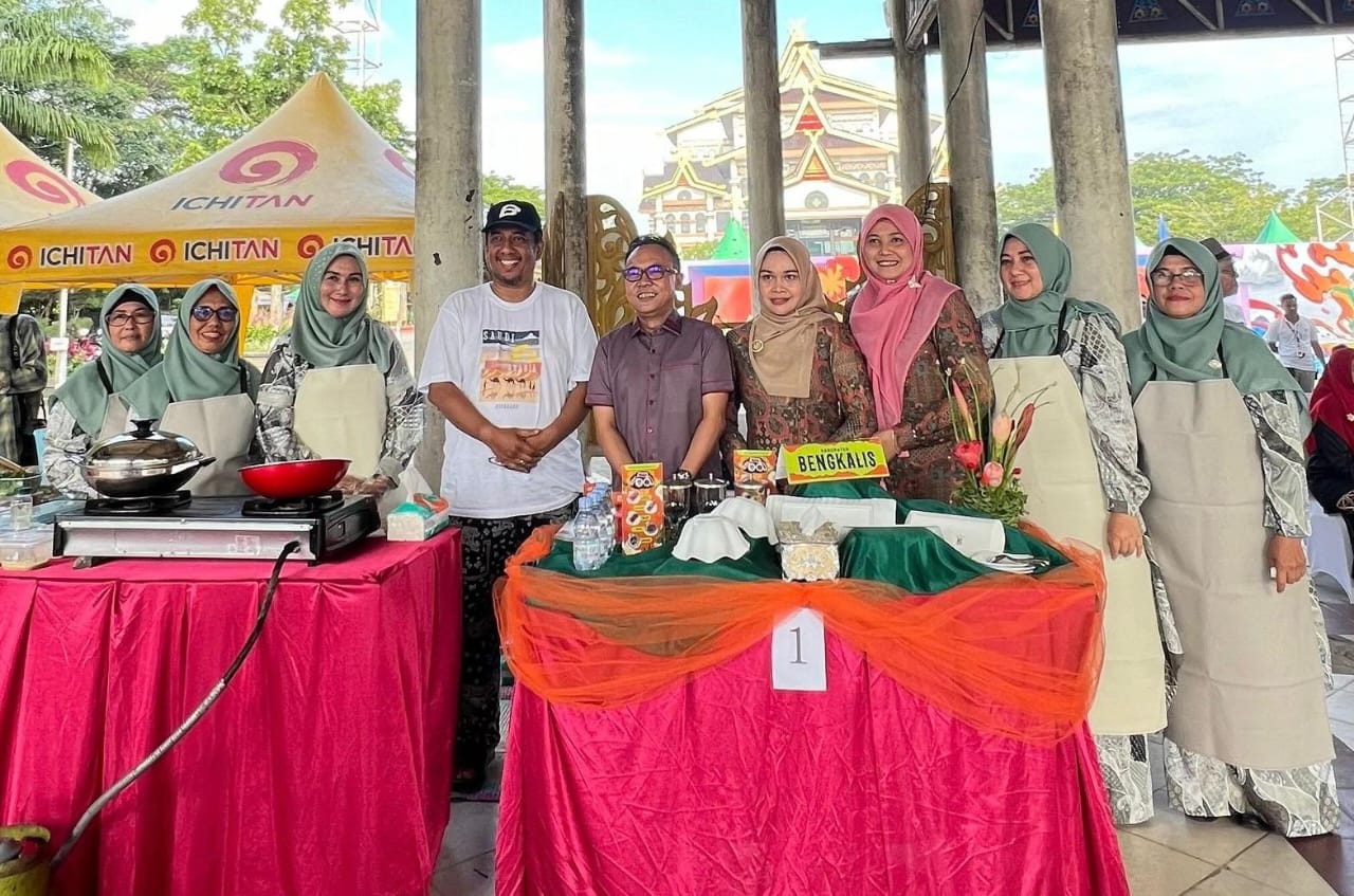 PKK Bengkalis Juara Dua Lomba Masak Event Kenduri Riau 2024