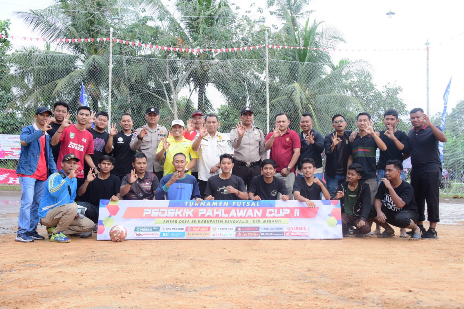 Alhamdulillah Turnamen Futsal Pedekik Pahlawan Cup II, Antar Desa se-Kabupaten Bengkalis Resmi Dimulai