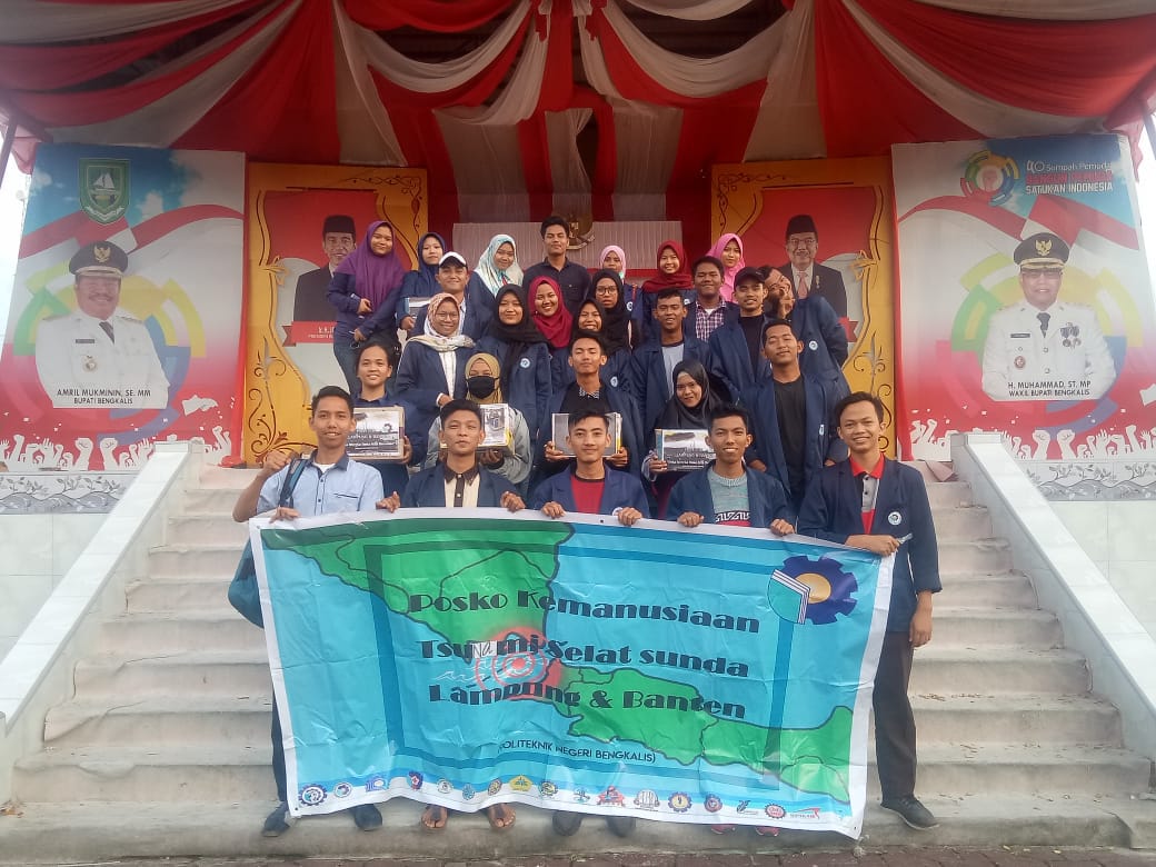 BEM dan Ormawa Politeknik Galang Dana Bantu Korban Tsunami Banten dan Lampung