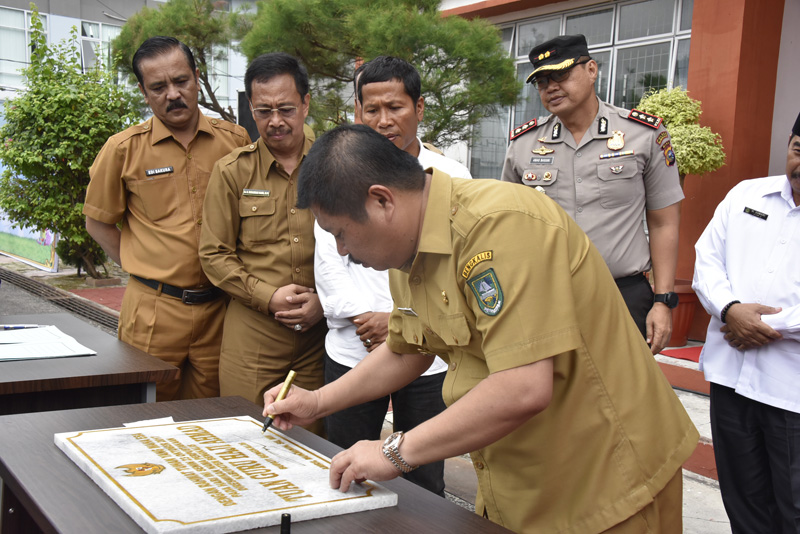 Bupati Bengkalis Resmikan Perpustakaan Tuan Guru Haji Ahmad