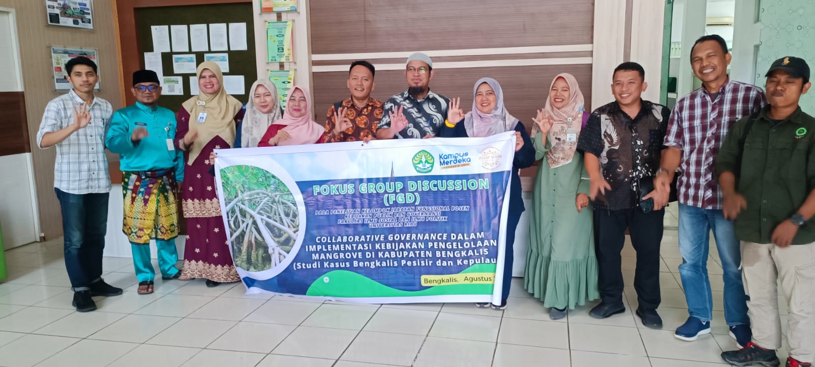 Kebijakan Pengelolaan Mangrove di Kabupaten Bengkalis Dosen Fisip Unri Gelar FGD